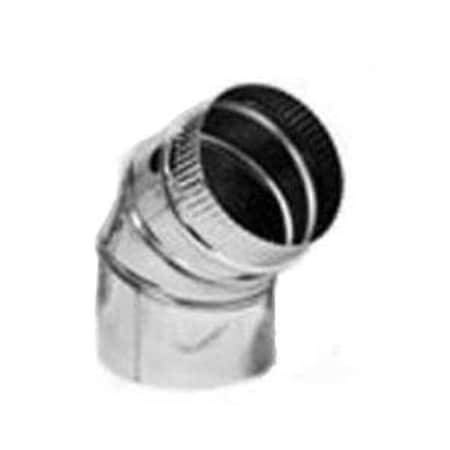 Dickinson Marine Dickinson Marine 17-040 4 in. x 45 Degree Stainless Steel Elbow 17-040